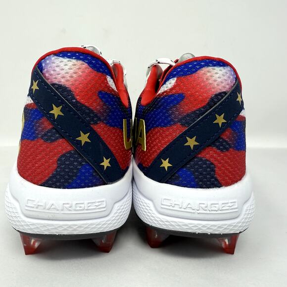 Under Armour Glyde MT TPU Soccer Cleats Sneakers Womens 10 White 3028704-100 - Picture 4 of 8